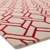 Nexus 160x230cm Fine Lines Silver/Red