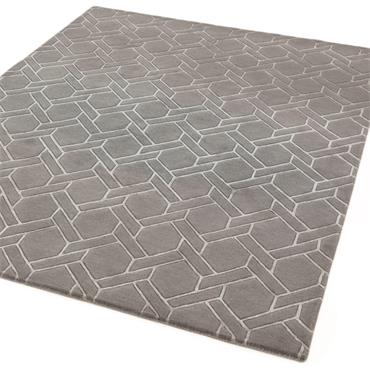 Nexus 160x230cm Fine Lines Grey/Silver