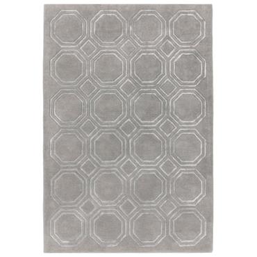 Nexus 160x230cm Octagon Silver