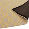 Nexus 200x290cm Fine Lines Silver/Yellow