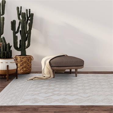 Salta 160x230cm SA05 White Links