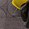 Muse 120x170cm Charcoal Swirl MU01