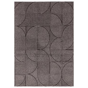 Muse 120x170cm Charcoal Swirl MU01