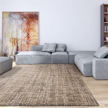 Kuza 160x230cm Abstract Beige