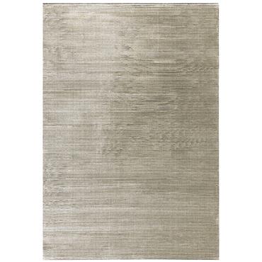 Kuza 160x230cm Plain Stripe Khaki