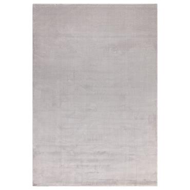 Kuza 160x230cm Plain Stripe Silver