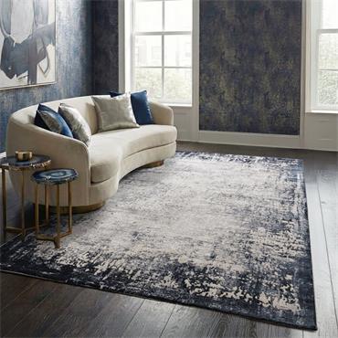 Kuza 200x290cm Border Navy