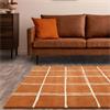 Albany 160x230cm Grid Rust