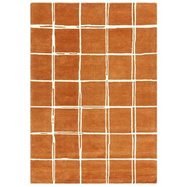 Albany 160x230cm Grid Rust