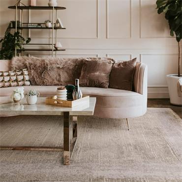 Elodie 160x230cm Champagne/Gold