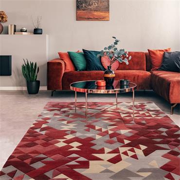 Enigma 120x170cm Red Multi