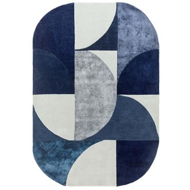 Matrix 160x230cm 74 Oval Indigo