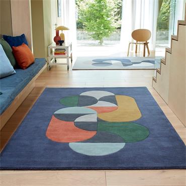 Matrix 200x300cm 91 Statement Navy