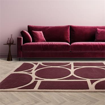 Metro 120x170cm Plum