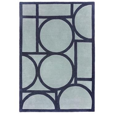 Metro 160x230cm Blue