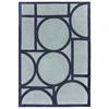 Metro 160x230cm Blue