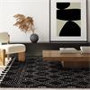 Nepal 120x170cm Black/Cream Diamond Rug