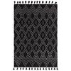 Nepal 120x170cm Black/Cream Diamond Rug