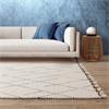 Nepal 120x170cm Cream/Blue Linear Rug
