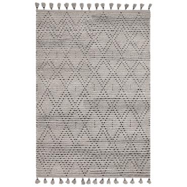 Nepal 160x230cm Grey/Black Diamond Rug