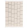 Nepal 160x230cm Cream/Black Tile Rug
