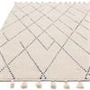 Nepal 200x290cm Cream/Blue Diamond Rug