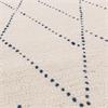 Nepal 200x290cm Cream/Blue Diamond Rug