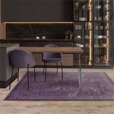 Zehraya 200x290cm ZE01 Purple Border