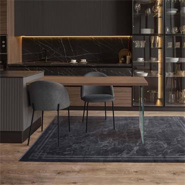 Zehraya 200x290cm ZE03 Grey Border