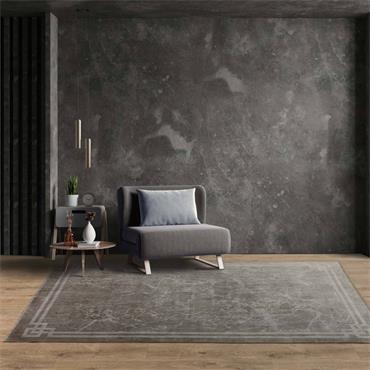 Zehraya 200x290cm ZE04 Silver Border