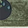 Zehraya 200x290cm ZE06 Green Abstract
