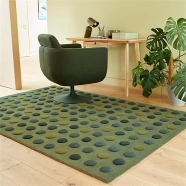 Dotty Rug 160x230cm Green