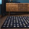 Dotty Rug 200x300cm Navy