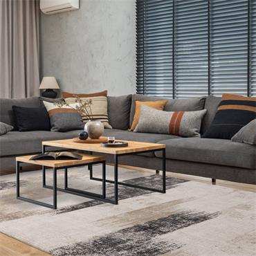 Kuza 080x150cm Lines Beige