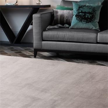 Kuza 080x150cm Plain Stripe Silver