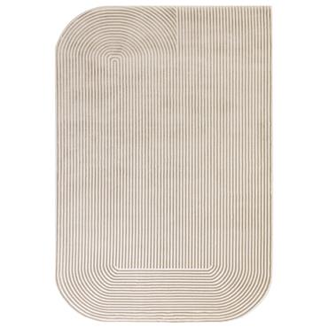Kuza 120x170cm Shape Gold / Cream
