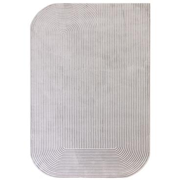 Kuza 120x170cm Shape Silver / Grey