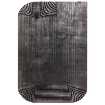 Kuza 120x170cm Shape Black / Charcoal