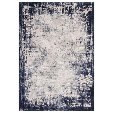 Kuza 240x340cm Border Navy
