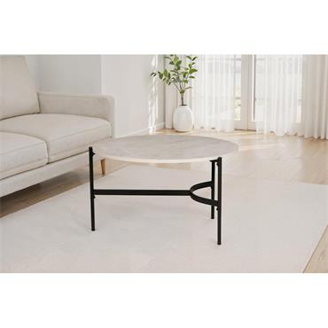 Bekan Coffee Table Round Grey