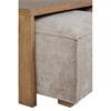Beckham Ottoman and Coffee Table Set Mink