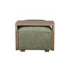 Beckham Ottoman and Coffee Table Set Olive