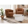 Beckham Swivel Accent Chair Umber