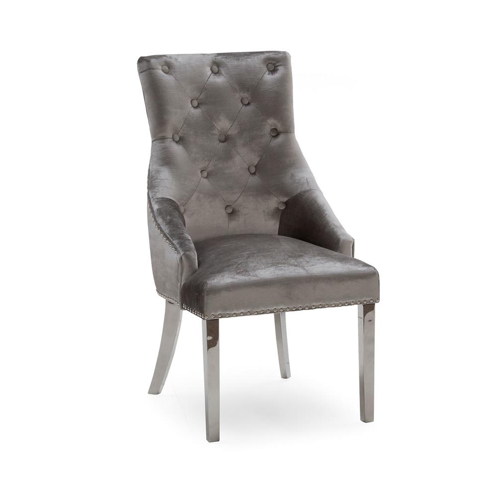 Belfast Dining Chair Pewter Castle Davitt Furniture Ireland
