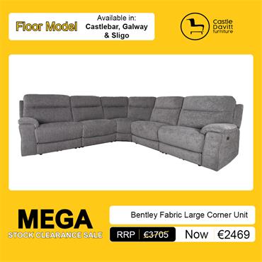 Bentley Fabric Large Corner Unit