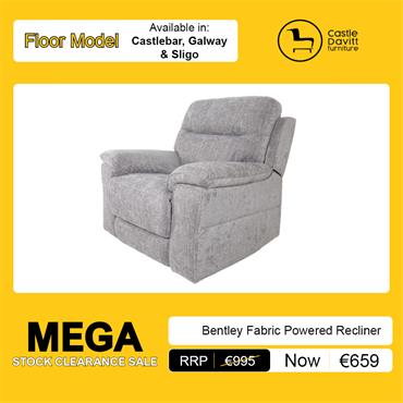 Bentley Fabric Recliner