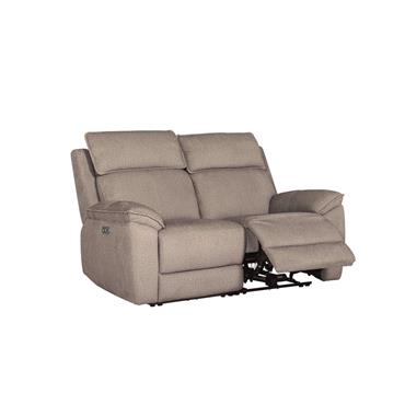 Braxton 2 Seater Electric Recliner Latte