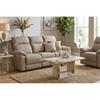 Braxton 3 Seater Electric Recliner Latte