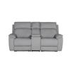 Braxton 2 Seater with Console Electric Recliner Greige