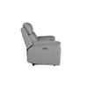 Braxton 2 Seater with Console Electric Recliner Greige